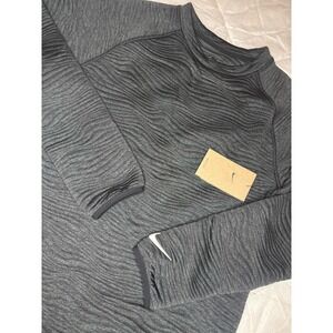 Nike Men's Dri-FIT Tour‎ Quilted Crew Neck Pullover Black Small Golf Sweater NWT